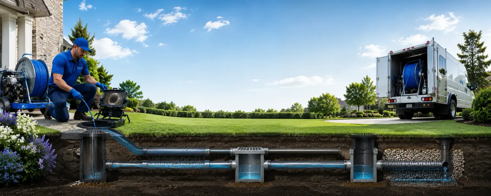 Outdoor drain cleaning information for Alplaus, NY